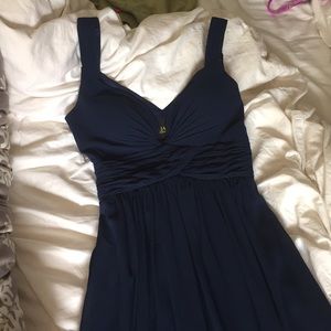 Navy gown